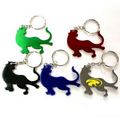 Tiger / Leopard Shape Bottle Opener with Key Chain